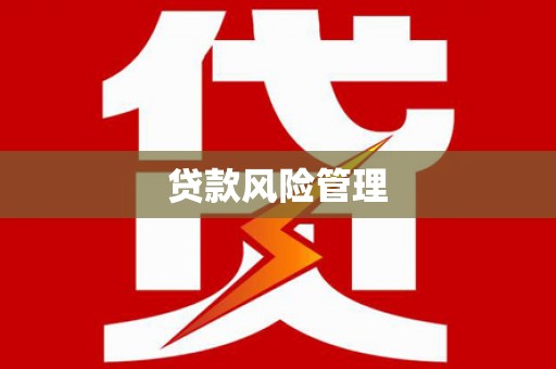 青浦贷款风险管理