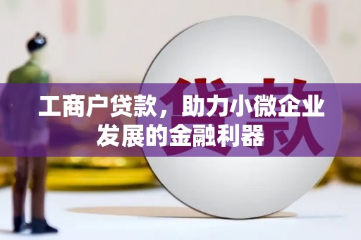 青浦工商户贷款，助力小微企业发展的金融利器