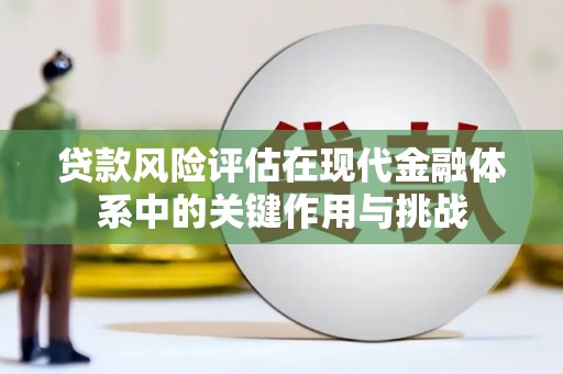 青浦贷款风险评估在现代金融体系中的关键作用与挑战
