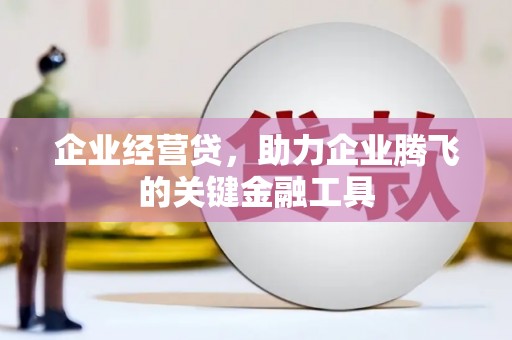 青浦企业经营贷，助力企业腾飞的关键金融工具