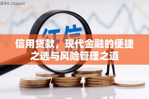青浦信用贷款，现代金融的便捷之选与风险管理之道