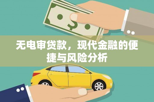 青浦无电审贷款，现代金融的便捷与风险分析