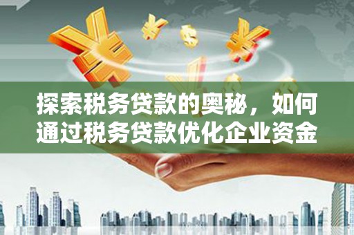 青浦探索税务贷款的奥秘，如何通过税务贷款优化企业资金流