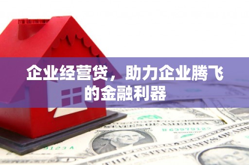 青浦企业经营贷，助力企业腾飞的金融利器