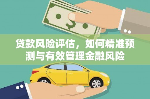 青浦贷款风险评估，如何精准预测与有效管理金融风险