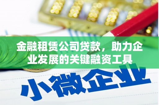 青浦金融租赁公司贷款，助力企业发展的关键融资工具