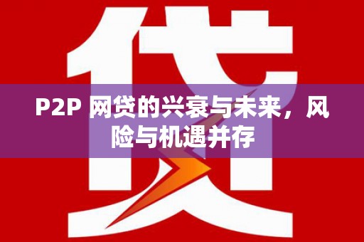 青浦P2P 网贷的兴衰与未来，风险与机遇并存
