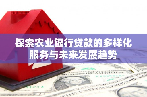 青浦探索农业银行贷款的多样化服务与未来发展趋势