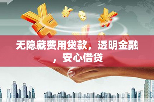 青浦无隐藏费用贷款，透明金融，安心借贷