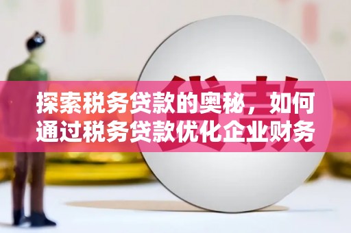青浦探索税务贷款的奥秘，如何通过税务贷款优化企业财务