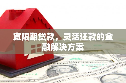 青浦宽限期贷款，灵活还款的金融解决方案