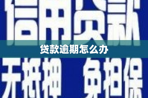 青浦贷款逾期怎么办