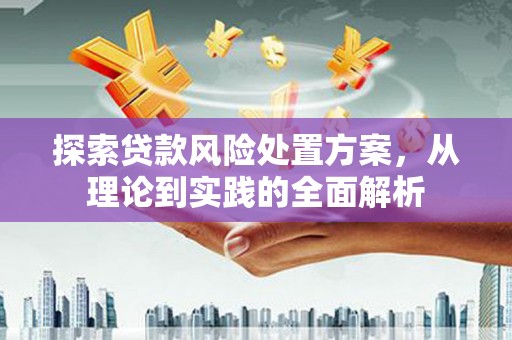 青浦探索贷款风险处置方案，从理论到实践的全面解析