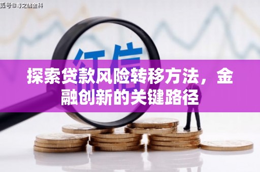 青浦探索贷款风险转移方法，金融创新的关键路径