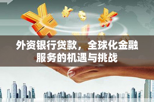 青浦外资银行贷款，全球化金融服务的机遇与挑战
